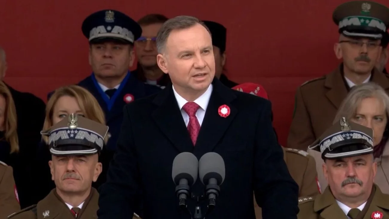 Andrzej Duda na pl. Piłsudskiego