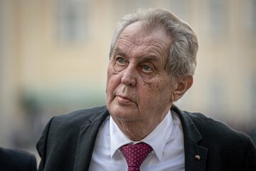 Prezydent Czech Milos Zeman