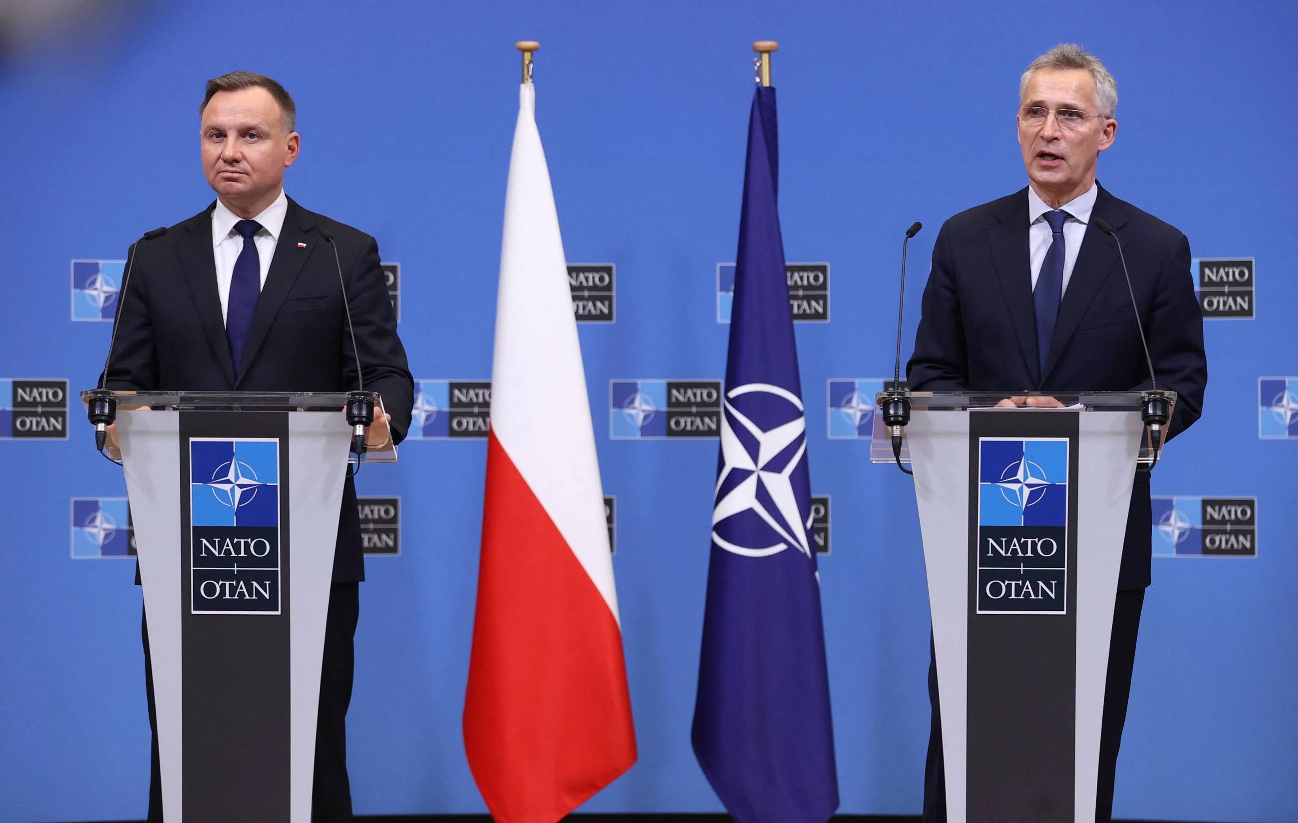 Andrzej Duda i Jens Stoltenberg