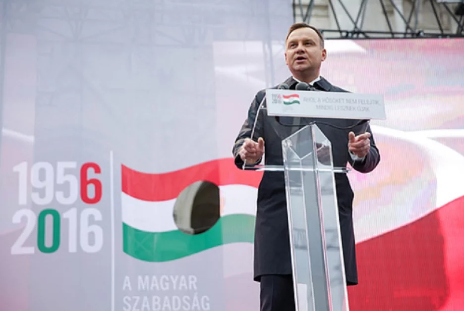 Andrzej Duda w Budapeszcie