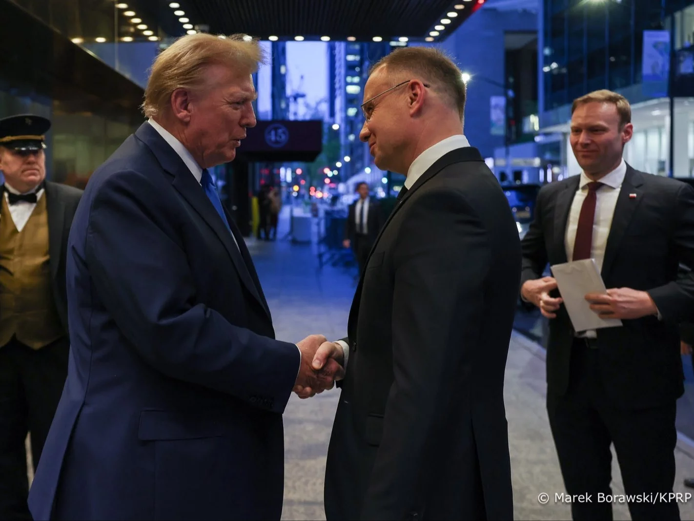 Donald Trump i Andrzej Duda