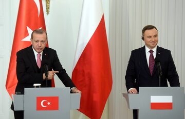 Prezydent Erdogan na wspólnej konferencji z prezydentem Dudą
