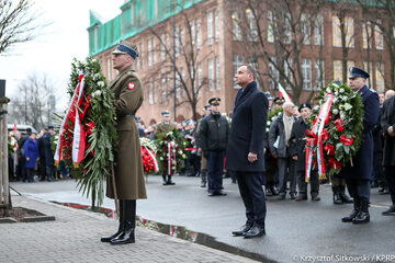 Prezydent na obchodach Narodowego Dnia Pamięci Żołnierzy Wyklętych