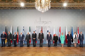 Prezydent na szczycie Grupy Arraiolos na Łotwie