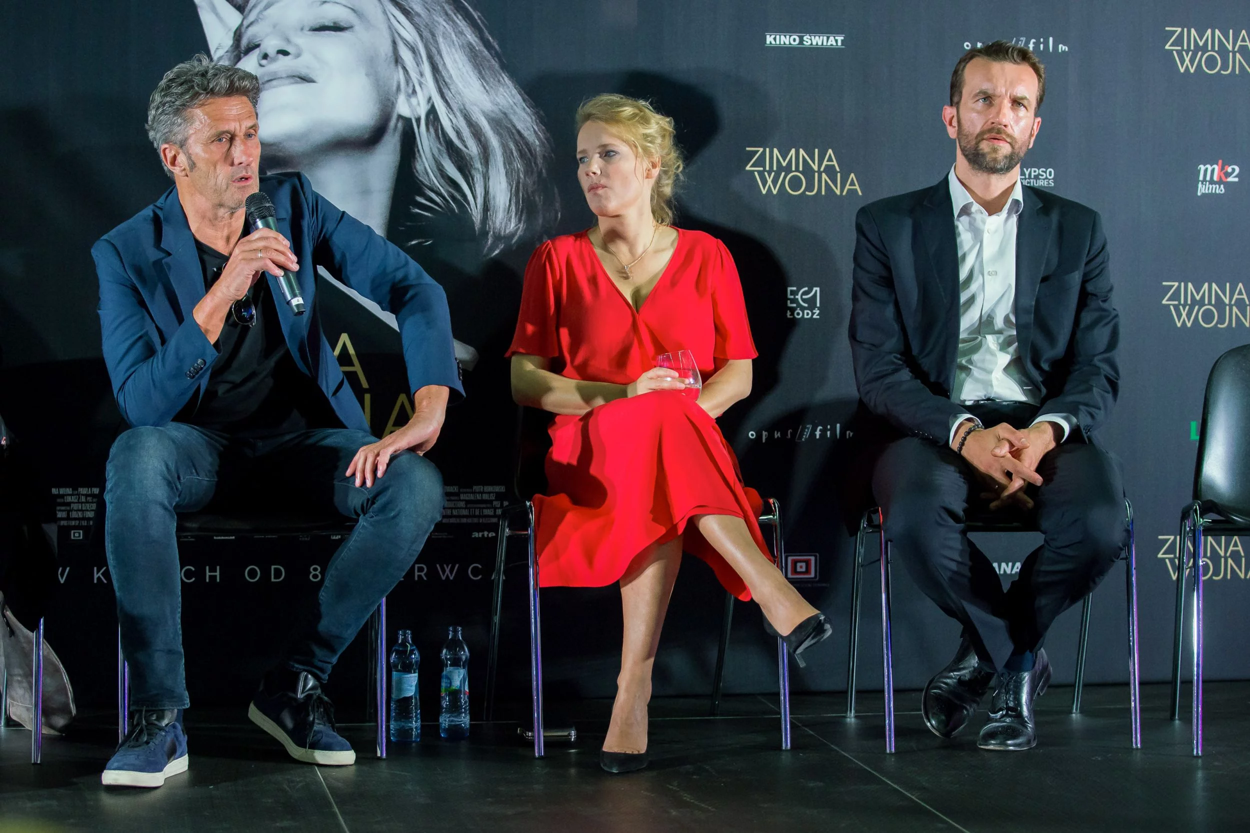 Paweł Pawlikowski, Joanna Kulig i Tomasz Kot. Premiera "Zimnej wojny"