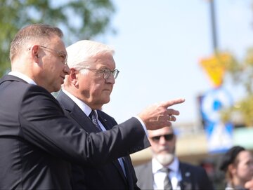 Prezydent Polski Andrzej Duda i prezydent Niemiec Frank-Walter Steinmeier