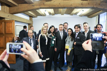 Prezydent RP Andrzej Duda i Bank Pekao S.A. promują Polskę w Davos