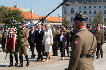 Prezydent RP Andrzej Duda z małżonką Agatą Kornhauser-Dudą