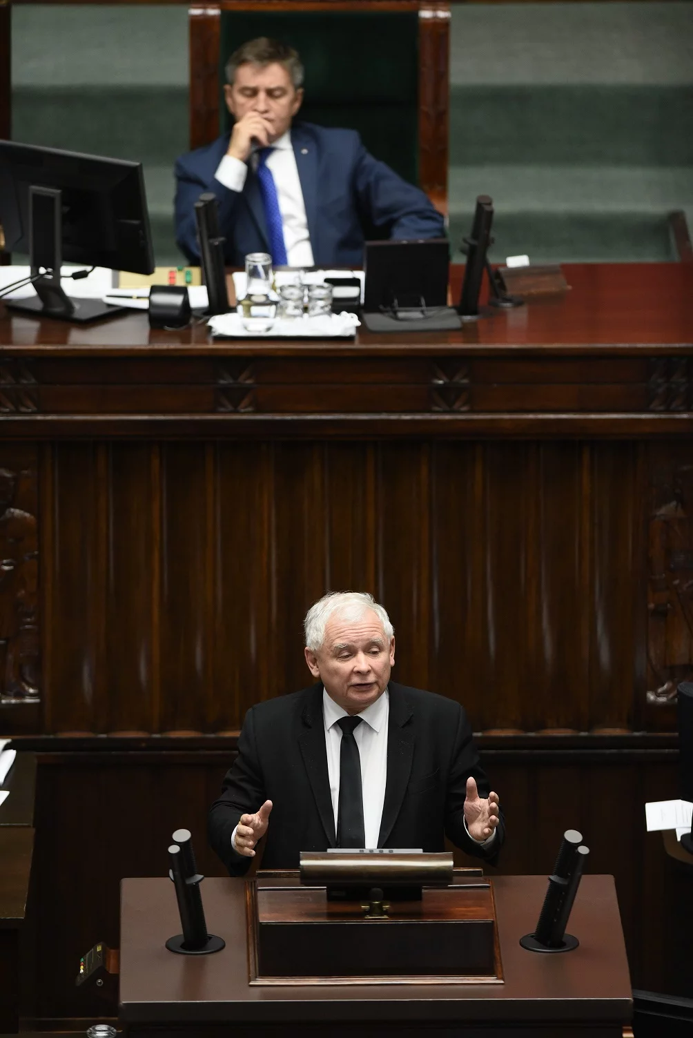 Marek Kuchciński, Jarosław Kaczyński