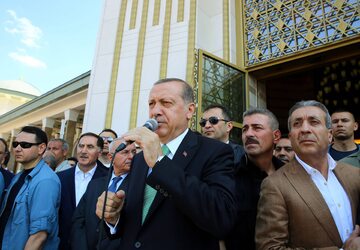 Prezydent Turcji Tayyip Recep Erdogan