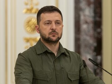 Prezydent Ukrainy Wołodymyr Zełenski.