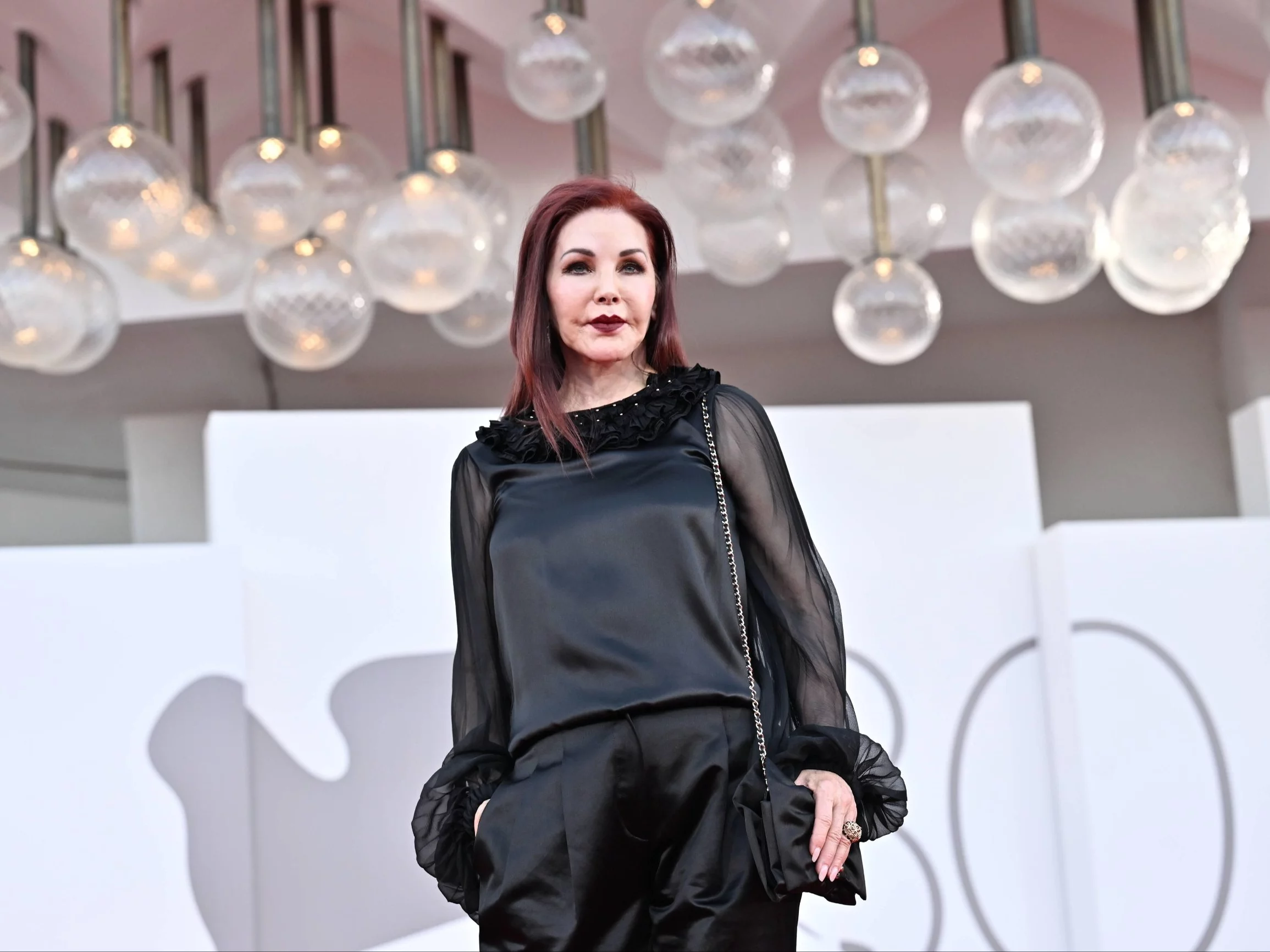 Priscilla Presley na festiwalu filmowym w Wenecji