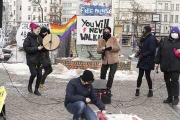 Proaborcyjny protest Polek mieszkających w Berlinie
