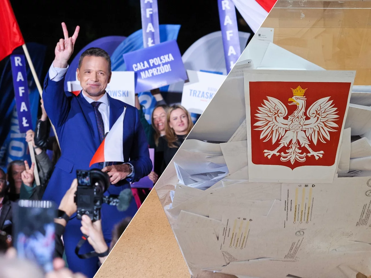Rafał Trzaskowski, urna wyborcza