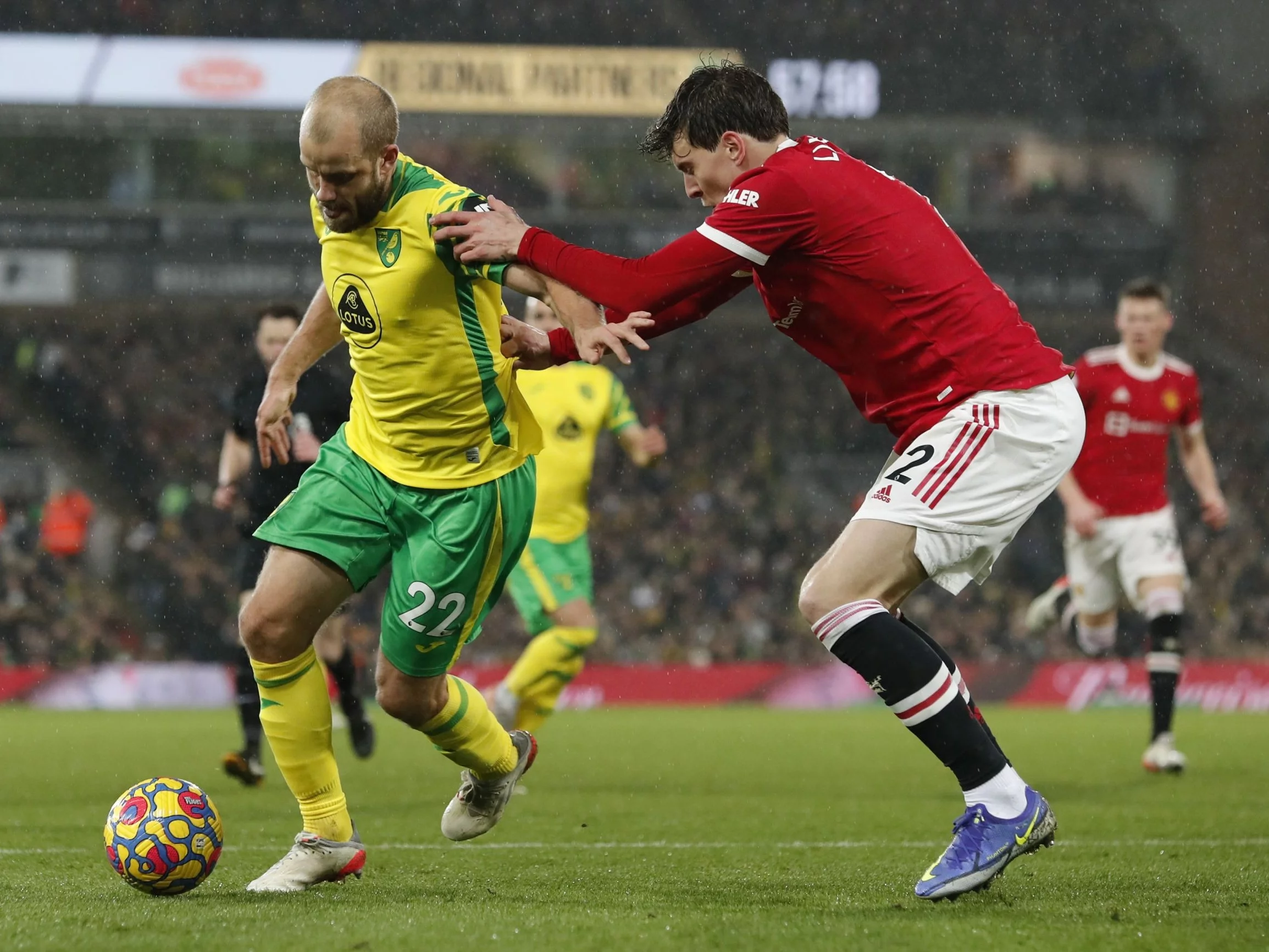 Mecz Manchesteru United z Norwich City