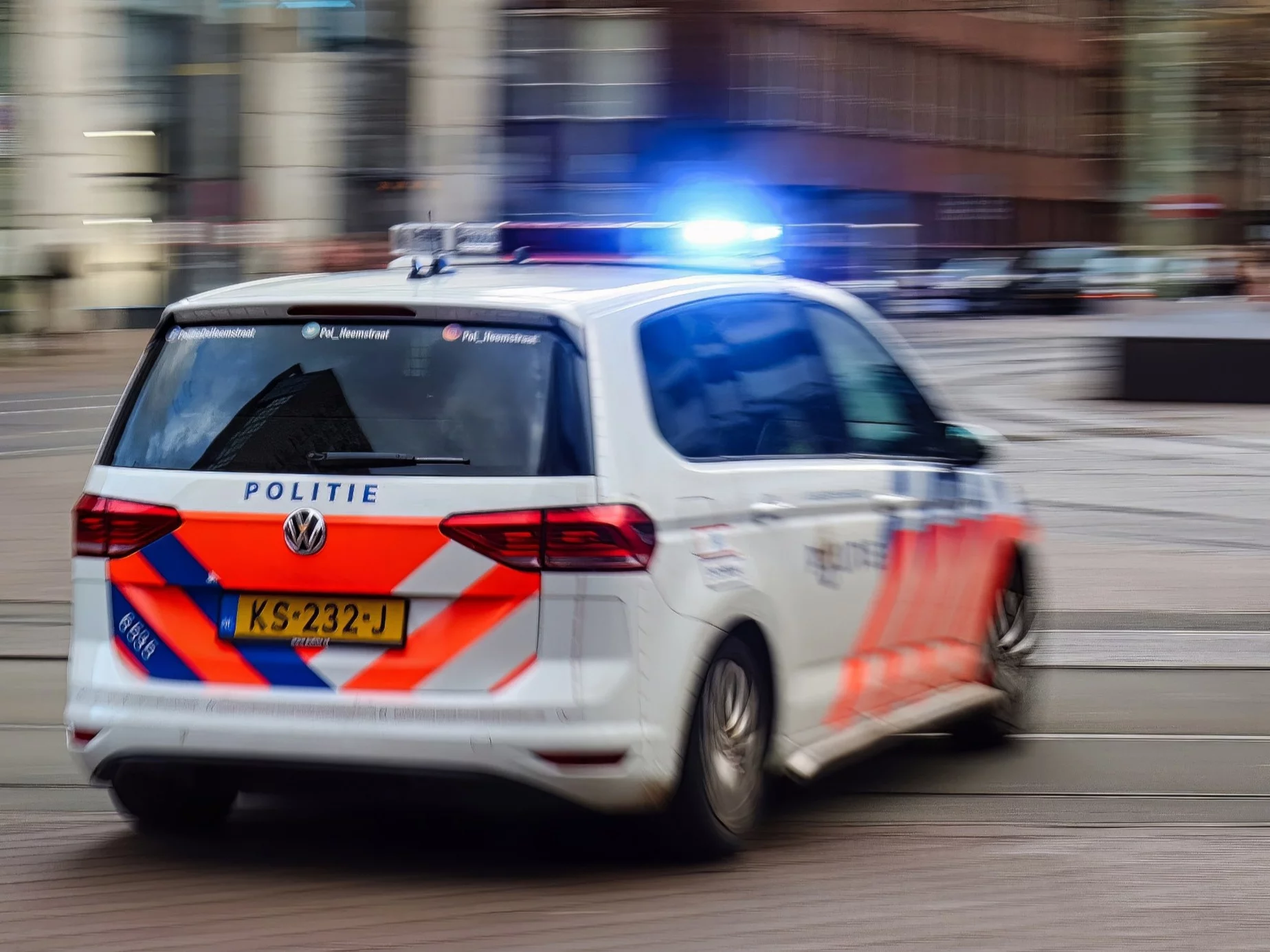 Policja w Holandii, zdjęcie ilustracyjne