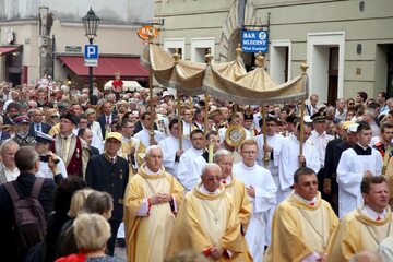 Procesja Bożego Ciała w Krakowie (2015)