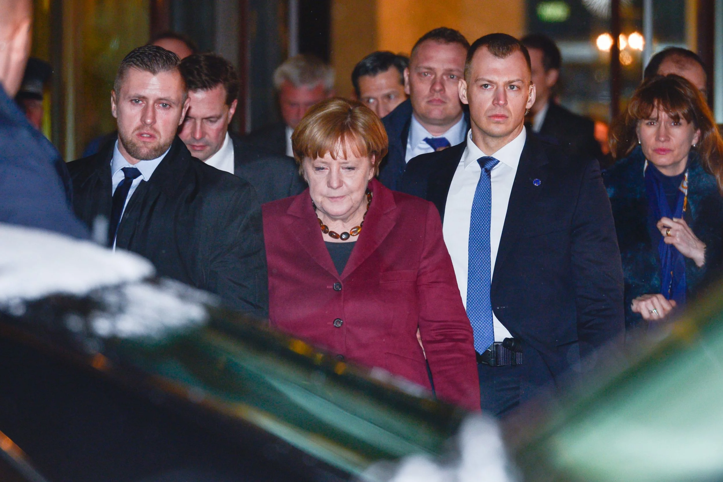 Kanclerz Angela Merkel w Warszawie po spotkaniu z Jarosławem Kaczyńskim