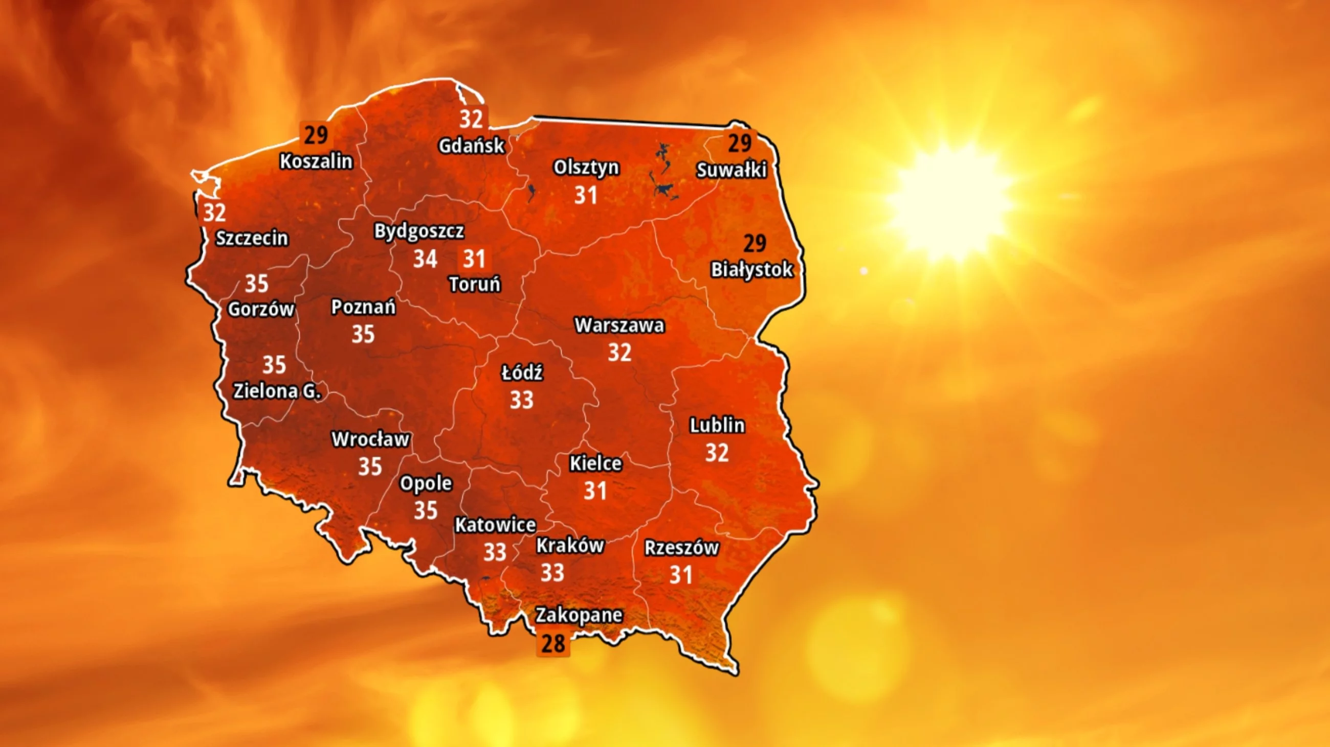 Do Polski jeszcze wrócą upały
