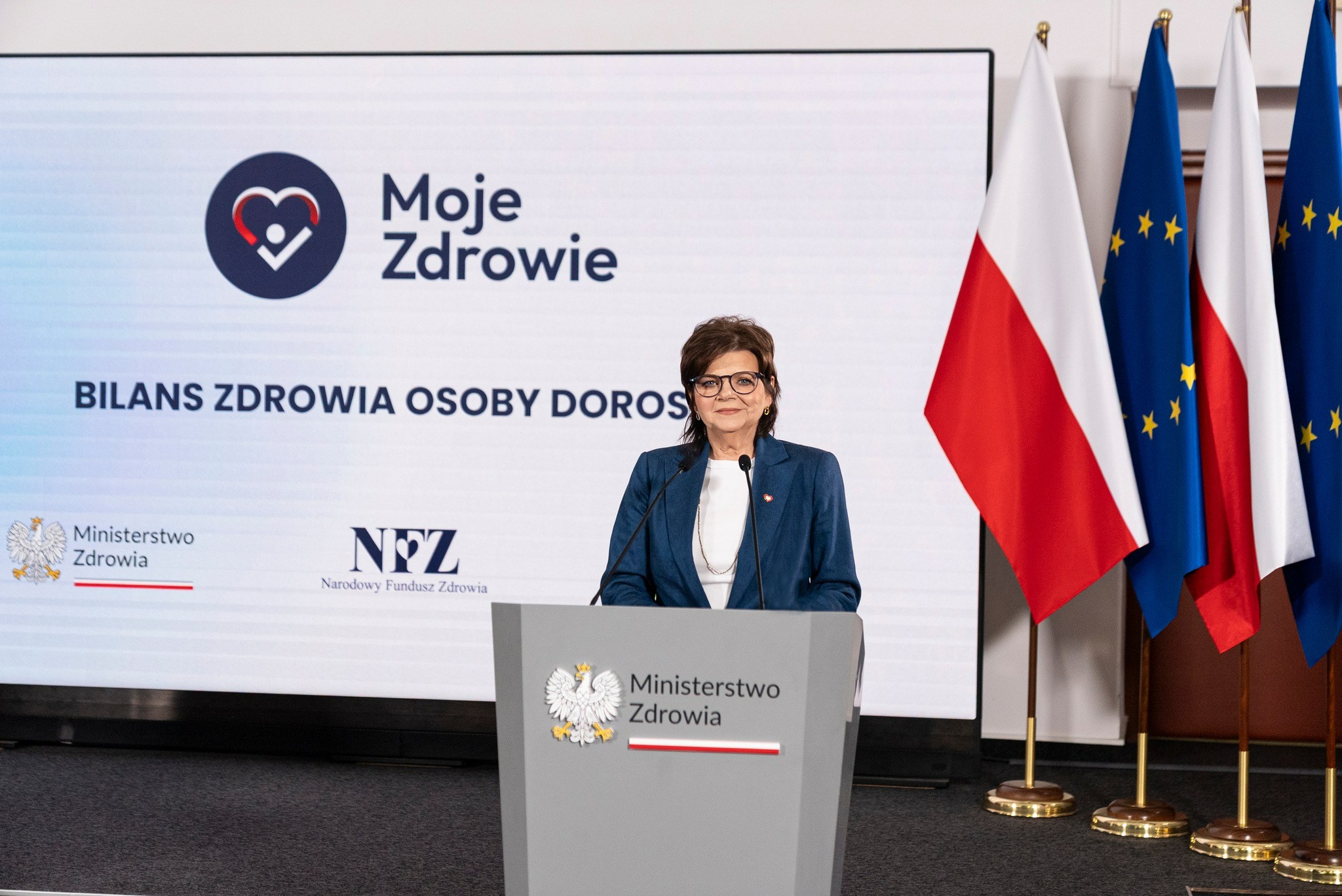 Ministra Izabela Leszczyna: W ciągu kilku dni 80 tys. osób wypełniło ankiety w ramach programu Moje Zdrowie