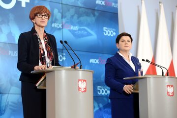 Program Rodzina 500+ wprowadzano za czasów premier Beaty Szydło