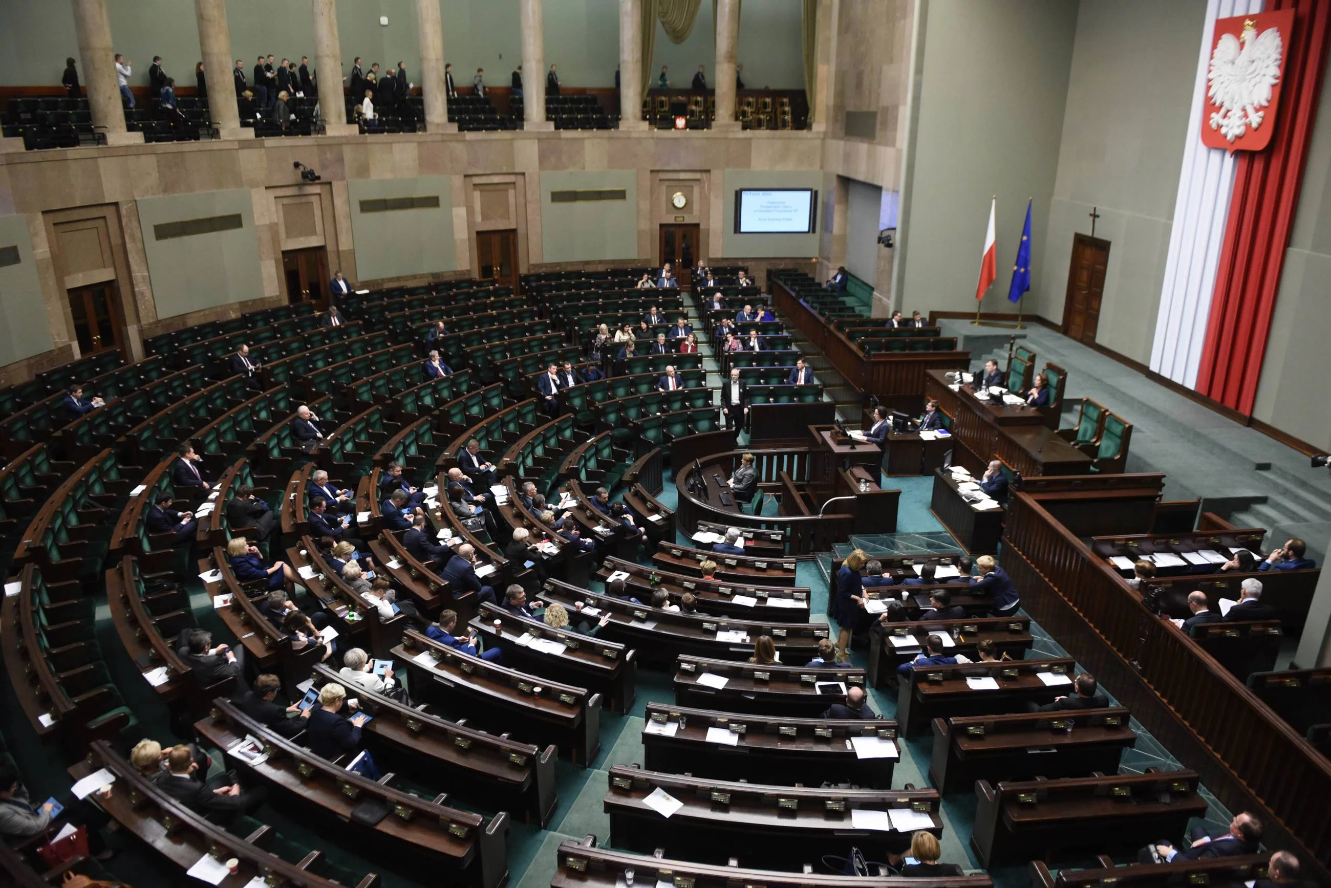 Sala plenarna w Sejmie