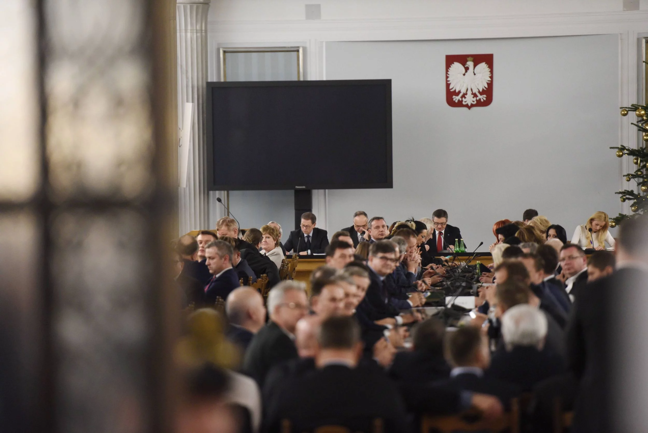 Posiedzenie w Sali Kolumnowej, 16 grudnia