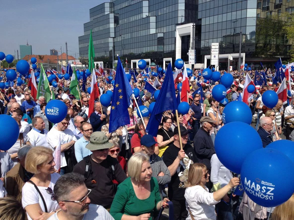 Uczestnicy Marszu Wolności