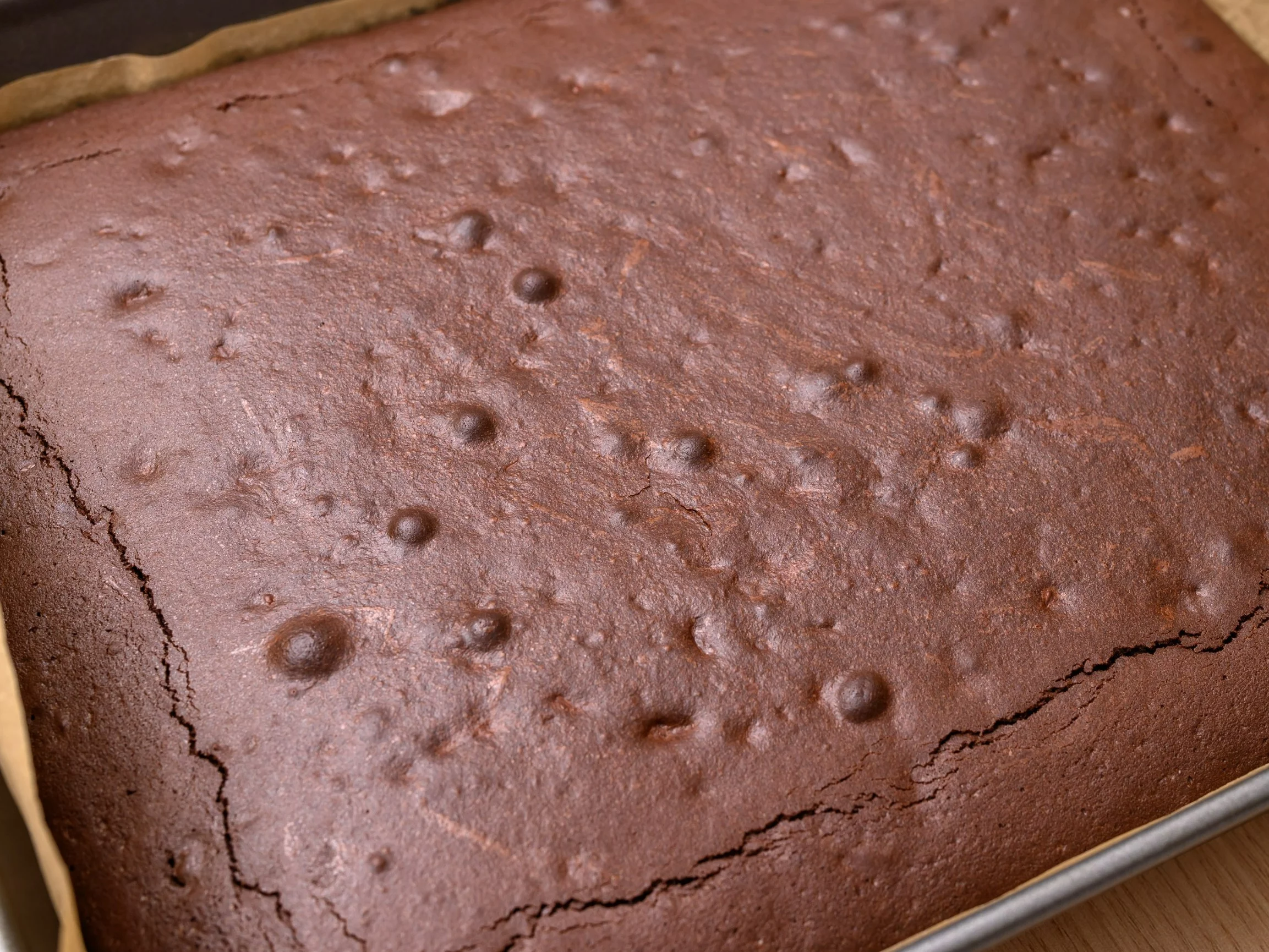 Szybkie brownie z dużej blachy