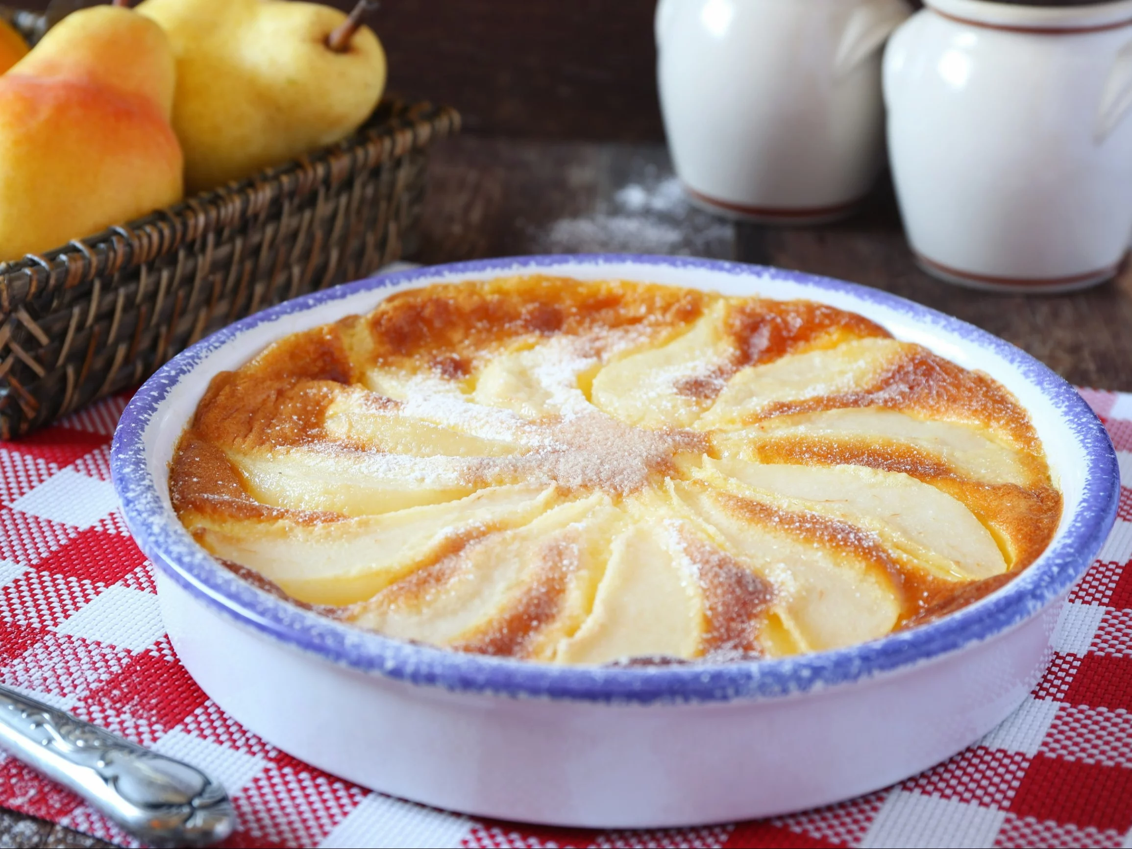Clafoutis z gruszkami
