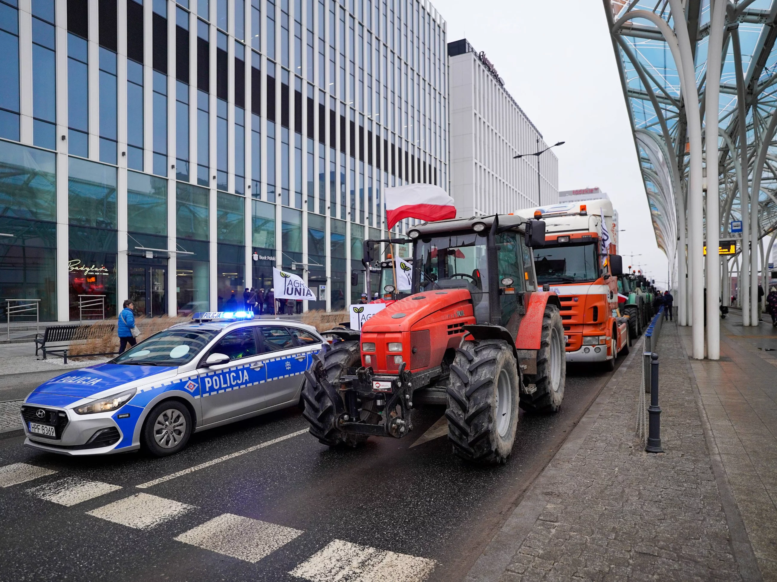 Protest AgroUnii z początku lutego 2022 r.