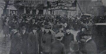Protest krakowskich sufrażystek w 1911 roku