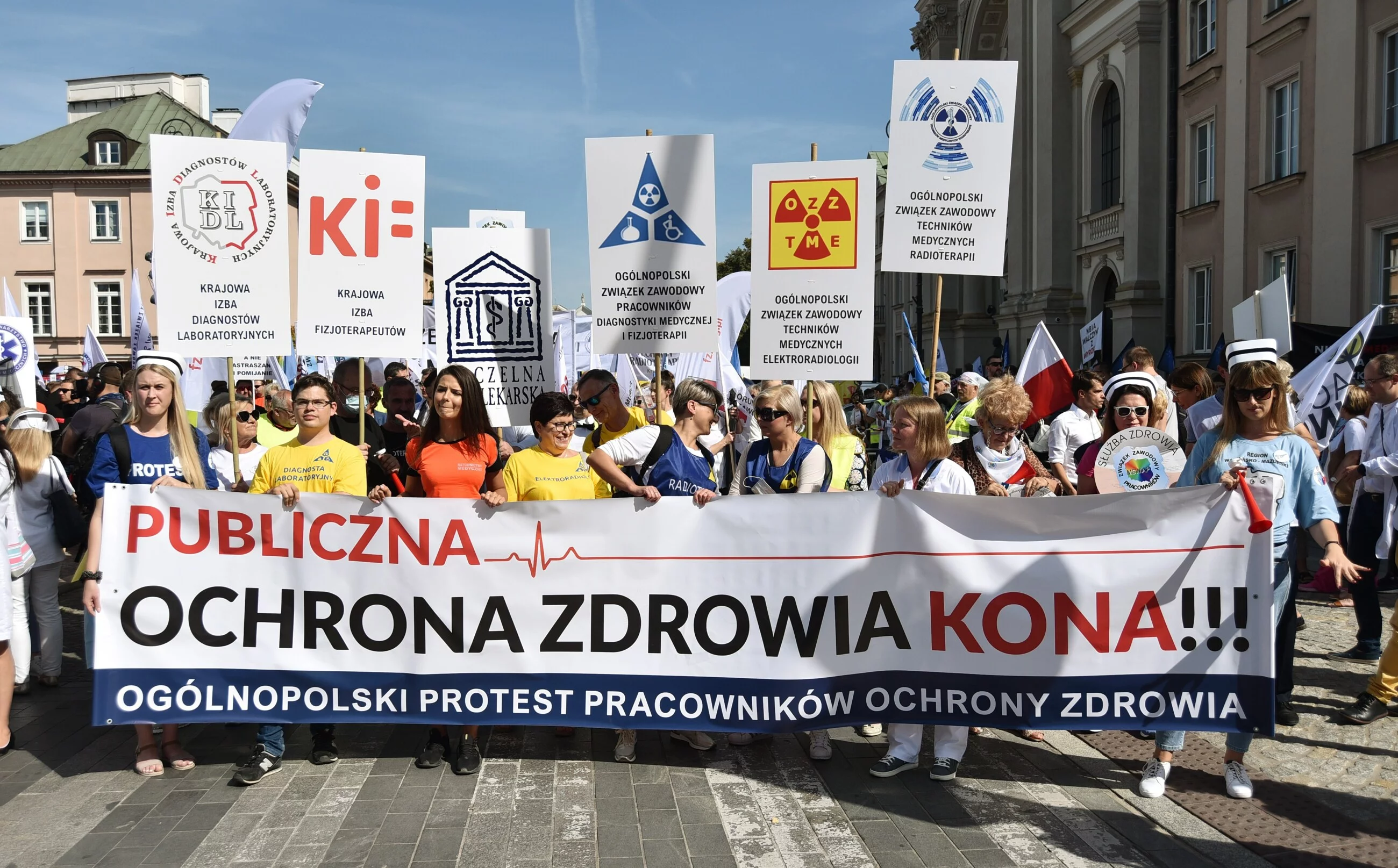 Protest medyków w Warszawie, 11 września