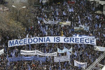 Protest na ulicach Aten