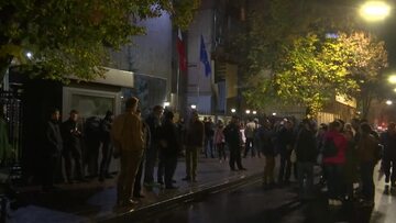 Protest pod ambasadą