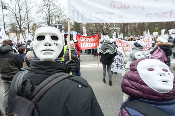 Protest pracowników sądów, Warszawa