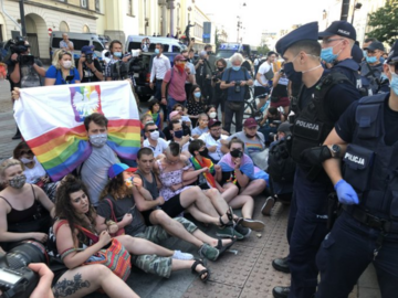 Protest przeciwko decyzji sądu ws. Margot