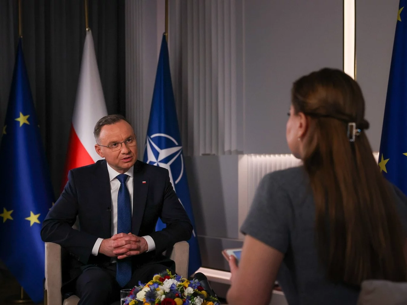 Andrzej Duda udzielił wywiadu portalowi Suspilne