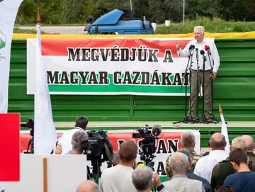 Protest rolników na Węgrzech