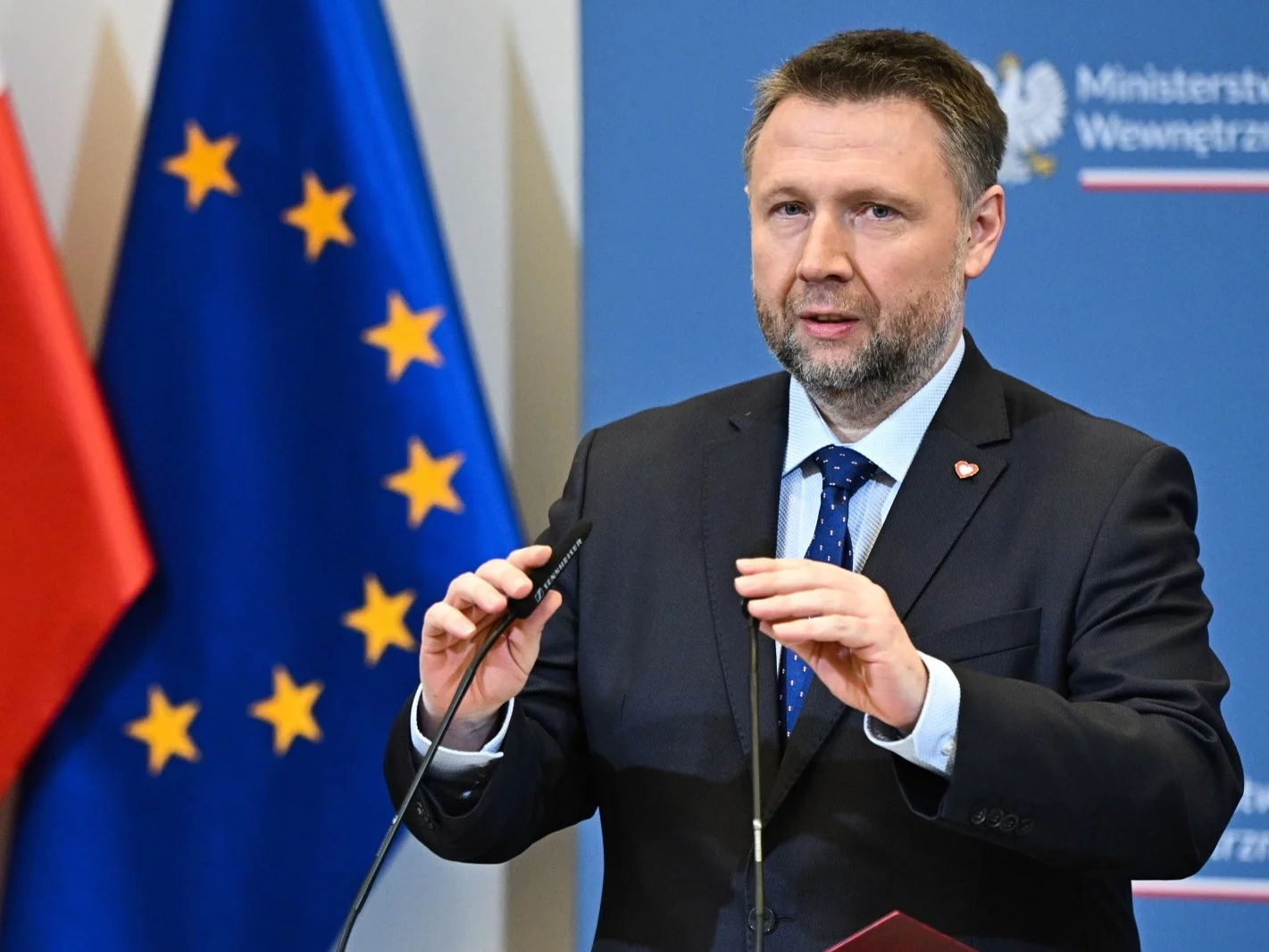 Minister spraw wewnętrznych i administracji Marcin Kierwiński