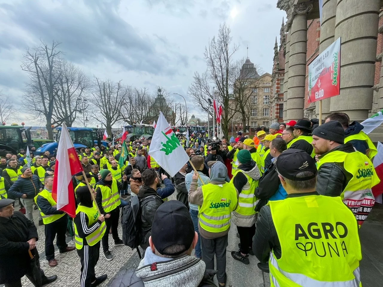 Protest rolników w Szczecinie