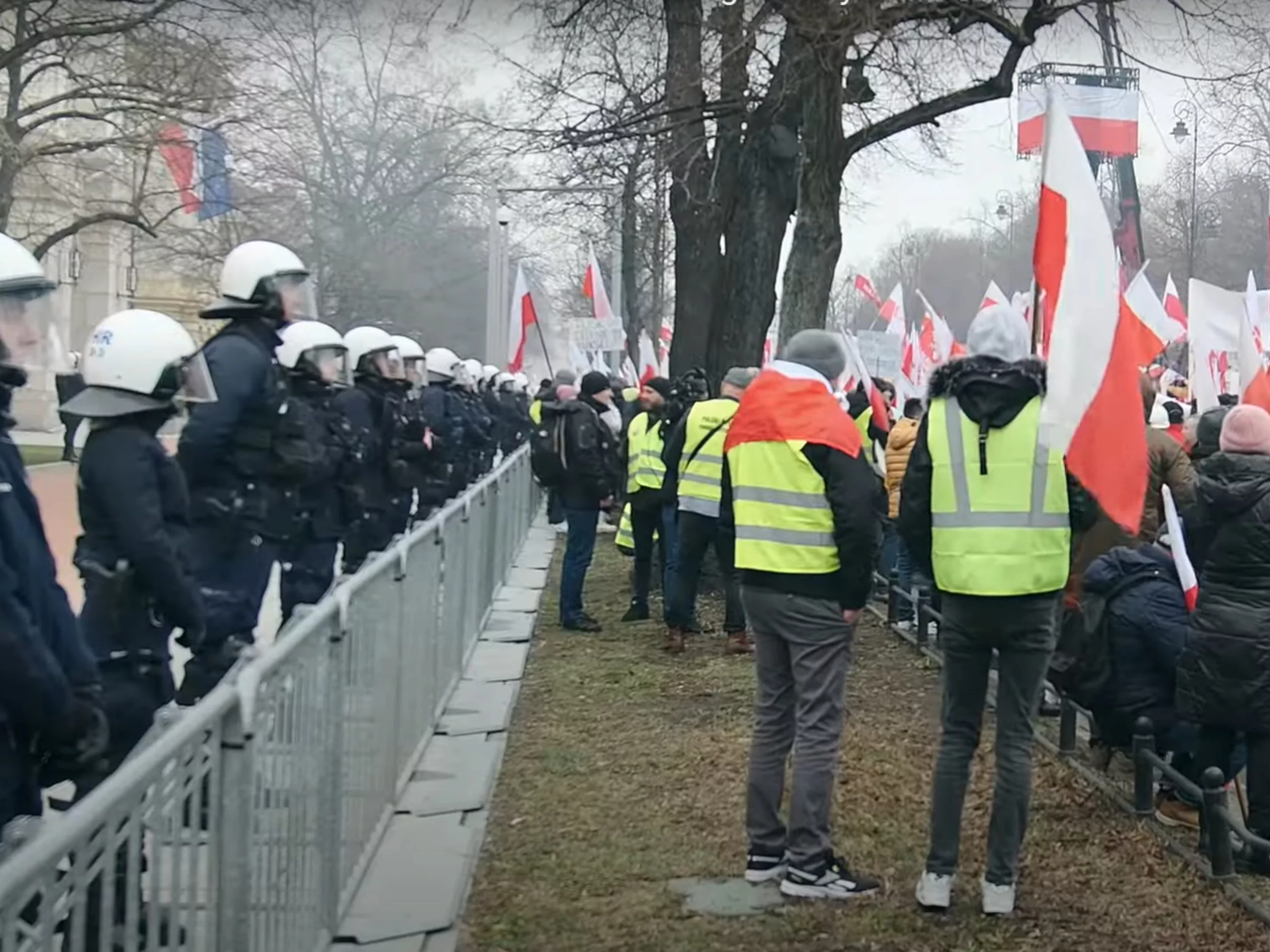 Protest rolników w Warszawie