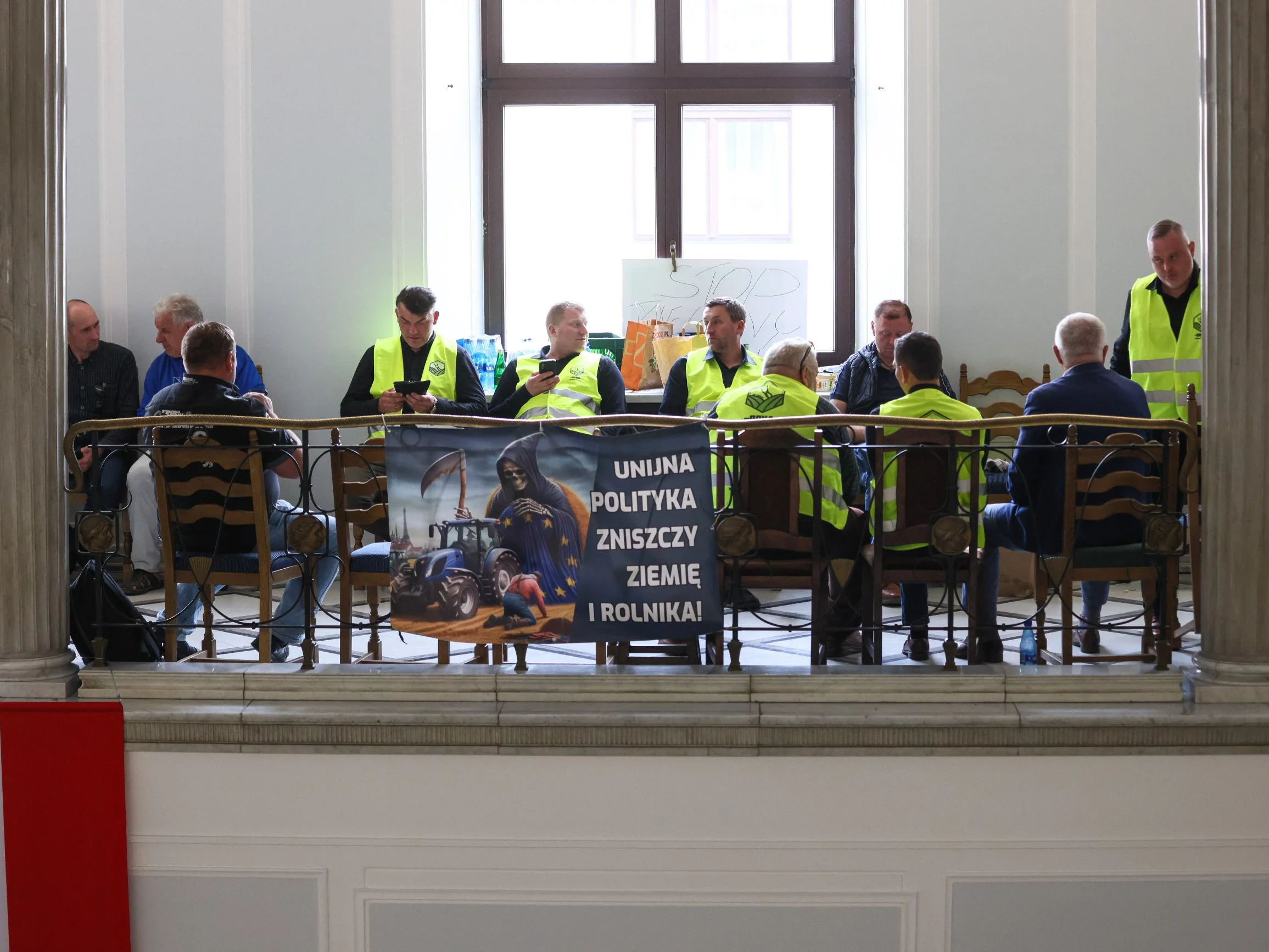 Protest rolników w Sejmie