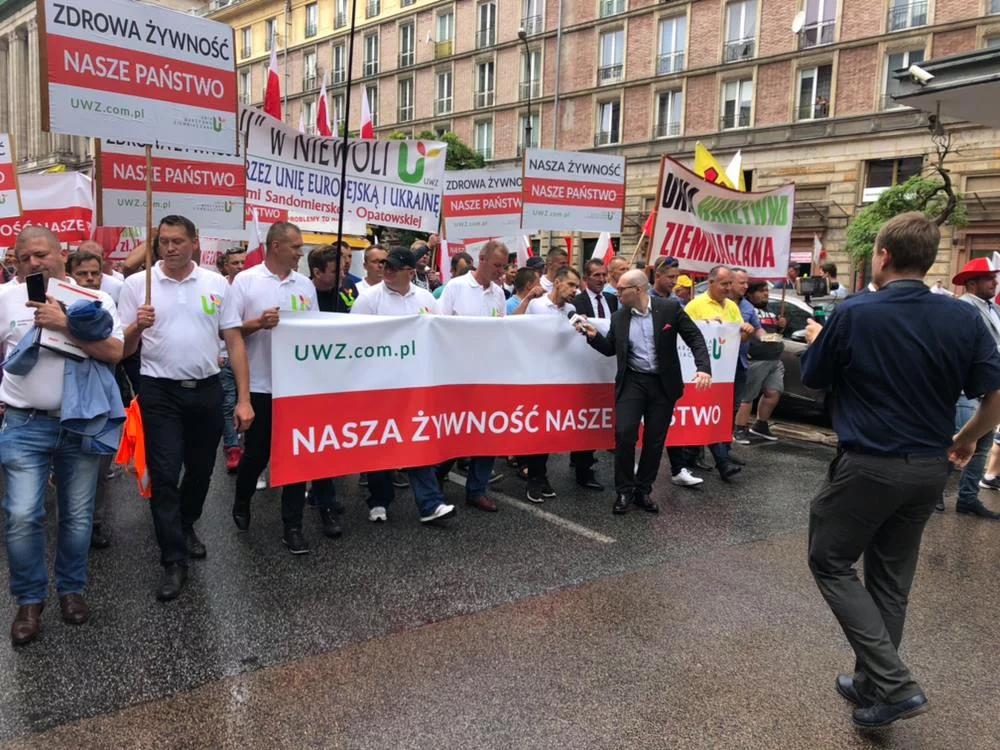 Jeden z wcześniejszych protestów AGROunii