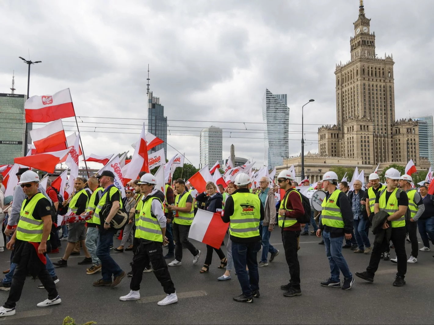 Protest rolników w Warszawie