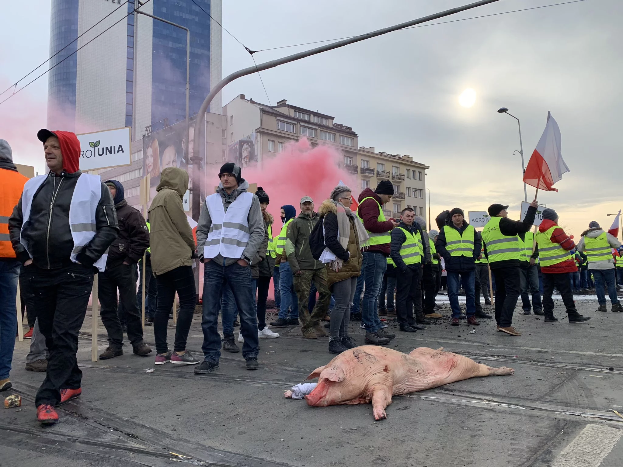 Protest rolników w Warszawie