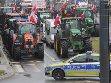Protest rolników / zdjęcie ilustracyjne