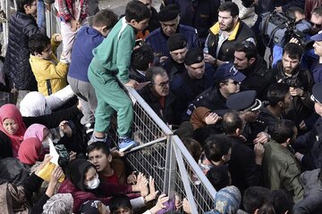 Protest uchodźców w Grecji. Ateny, 5 lutego 2017 roku