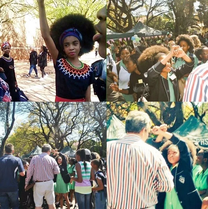 Protest uczennic w Pretorii