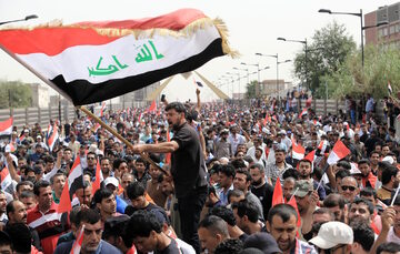 Protest w Bagdadzie